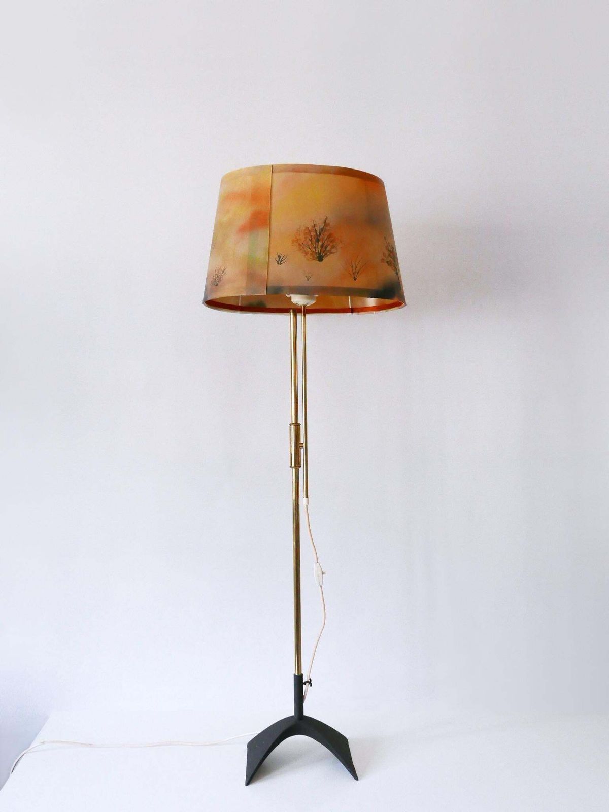 Mid Century Modern Telescopic Floor Lamp By Gebrüder Cosack Germany 1950s photo 2405.0