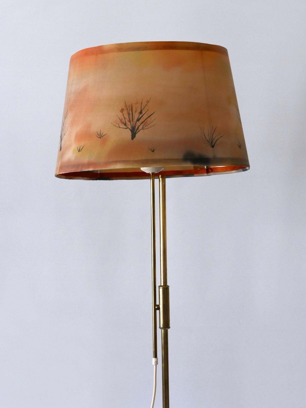 photo vinterior Mid Century Modern Telescopic Floor Lamp By Gebrüder Cosack Germany 1950s