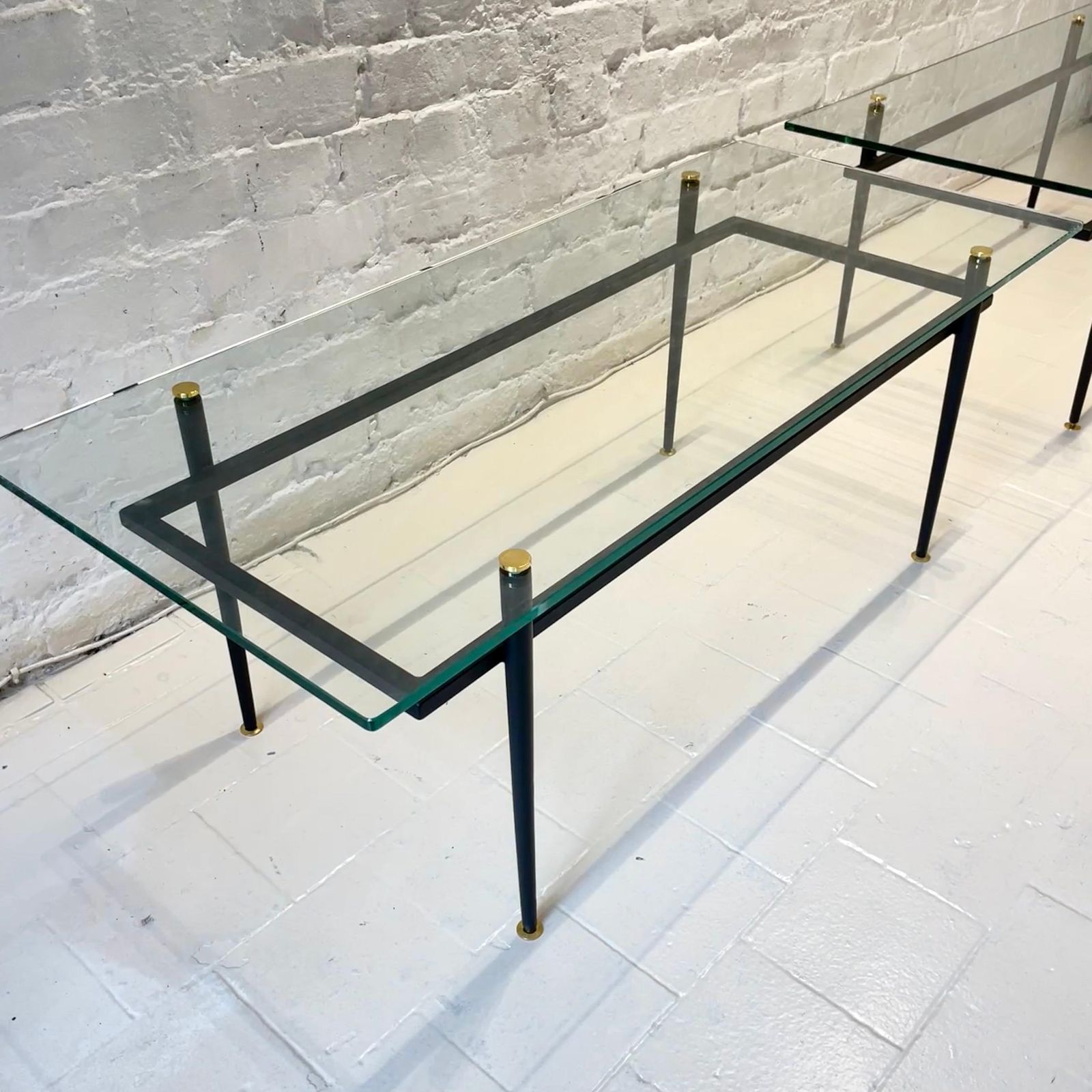Roger Le Bihan Pair Of French Coffee Table  Airborne  Minimalist Before Pawson photo for sale
