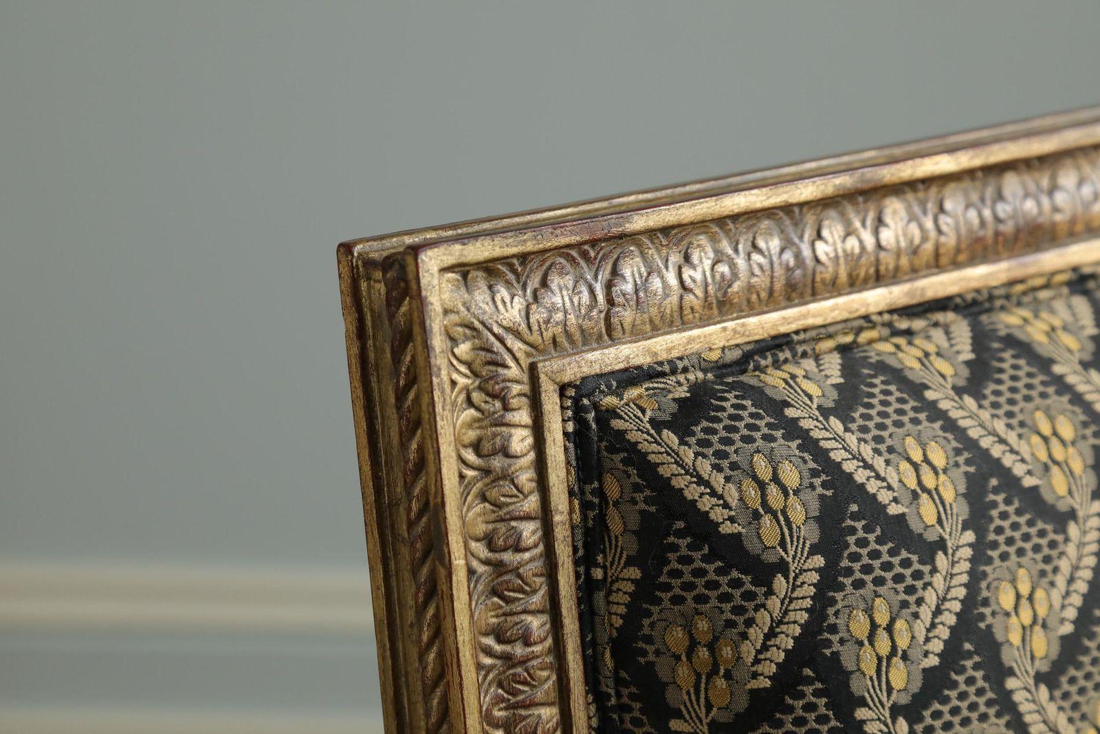photo vinterior Louis XVI Jacob Style Giltwood Bergere Made By La Maison London