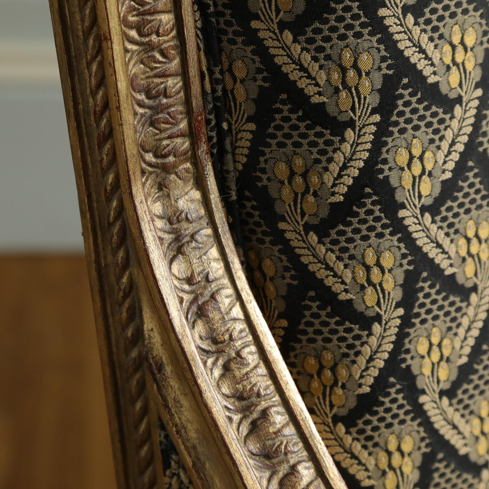 photo buy Louis XVI Jacob Style Giltwood Bergere Made By La Maison London