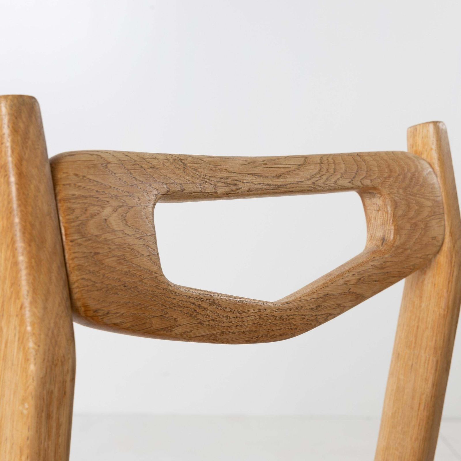 photo furniture Benoît, Set Of 8 Dining Chairs By Robert Guillerme & Jacques Chambron, France