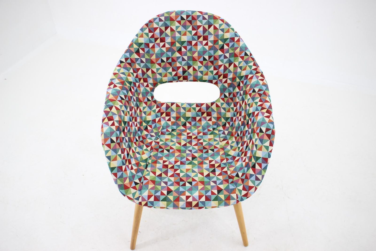 1960s Miroslav Navratil Shell Lounge Chair, Czechoslovakia photo buy