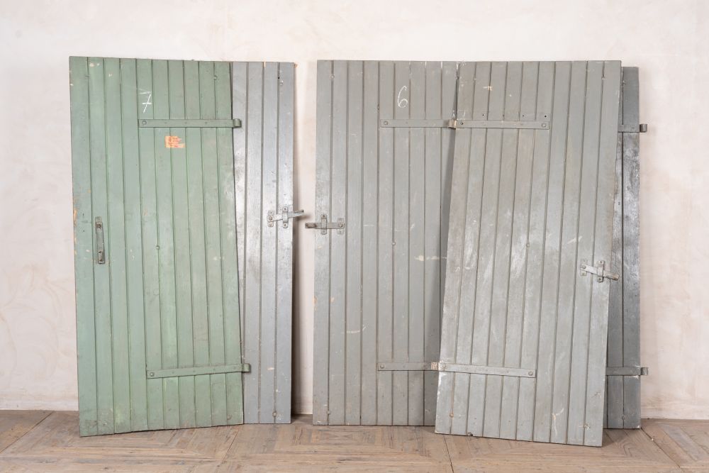 Grey Industrial Style Wall Panel photo vintage