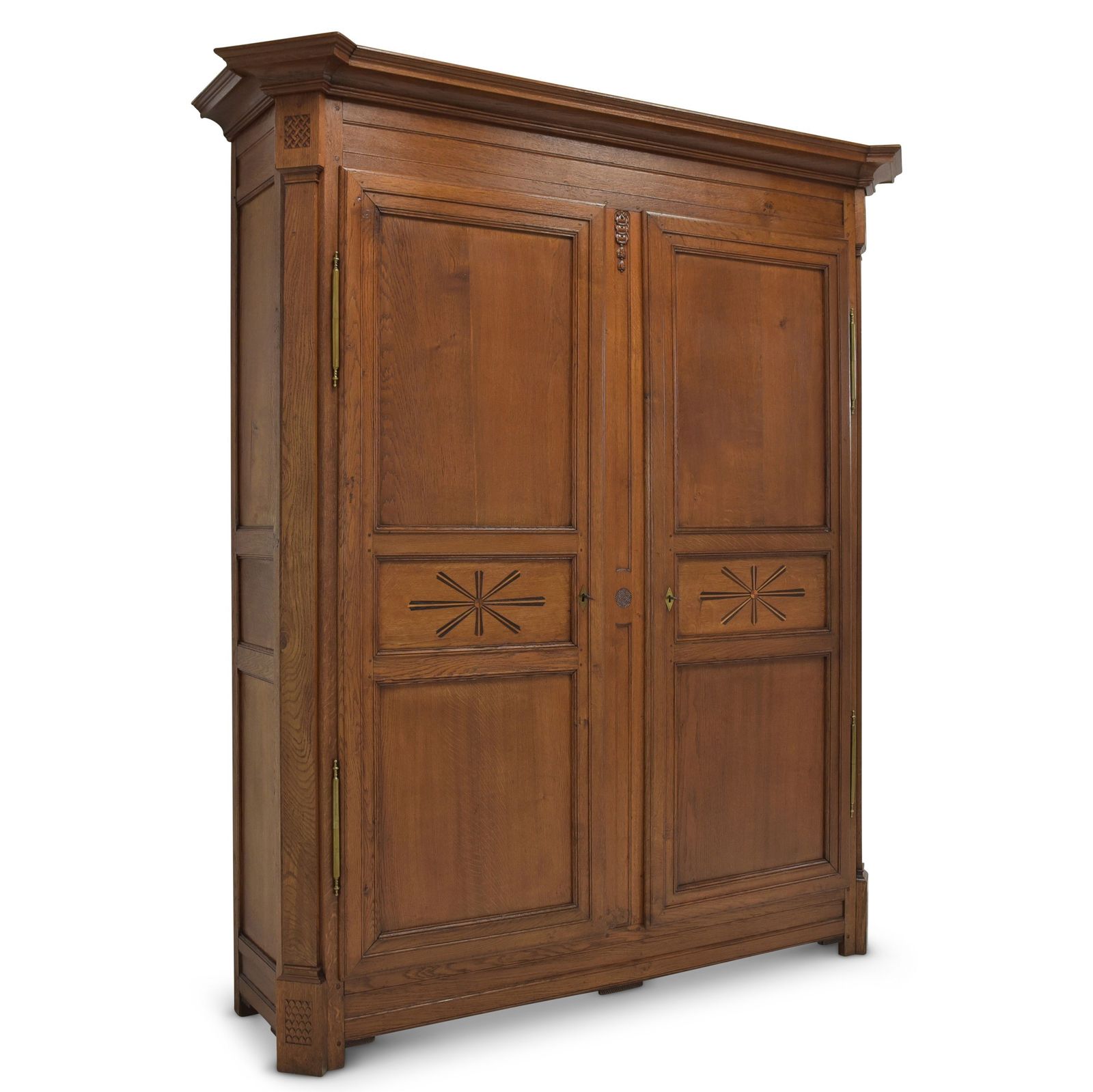 Hallway Cupboard Restored Biedermeier Oak Wardrobe Hall Cupboard