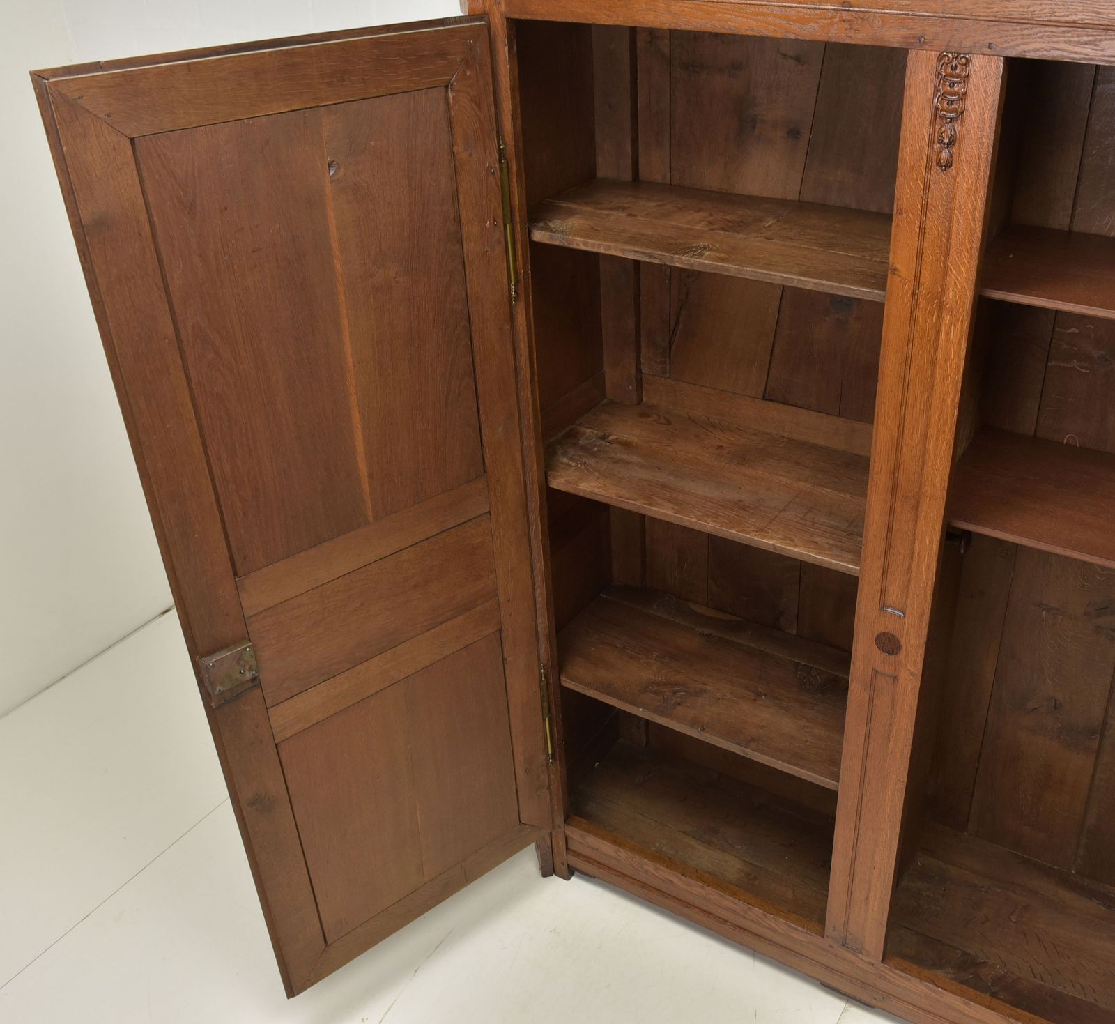 Hallway Cupboard Restored Biedermeier Oak Wardrobe Hall Cupboard photo Furniture