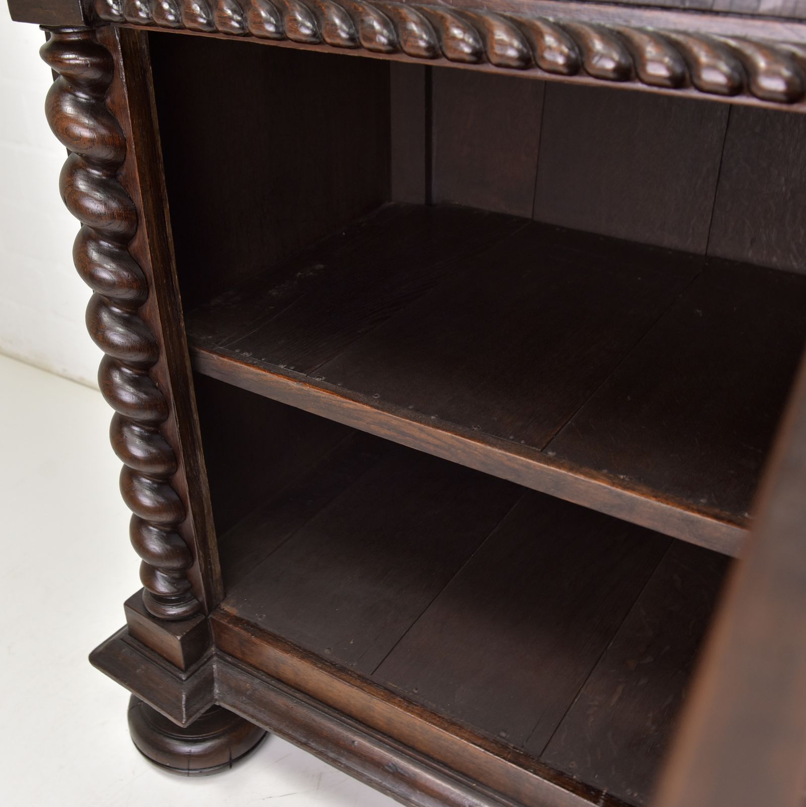 Antique! Narrow Tall Chest Of Drawers Flemish Circa 1780 Oak Walnut Cabinet Vertiko photo Furniture