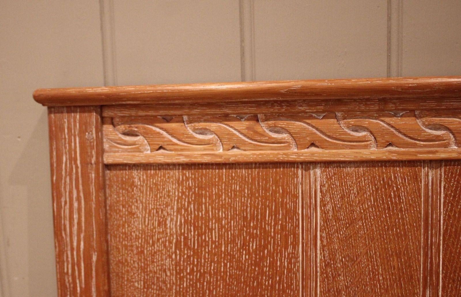 Single Limed Oak Headboard photo 195.0