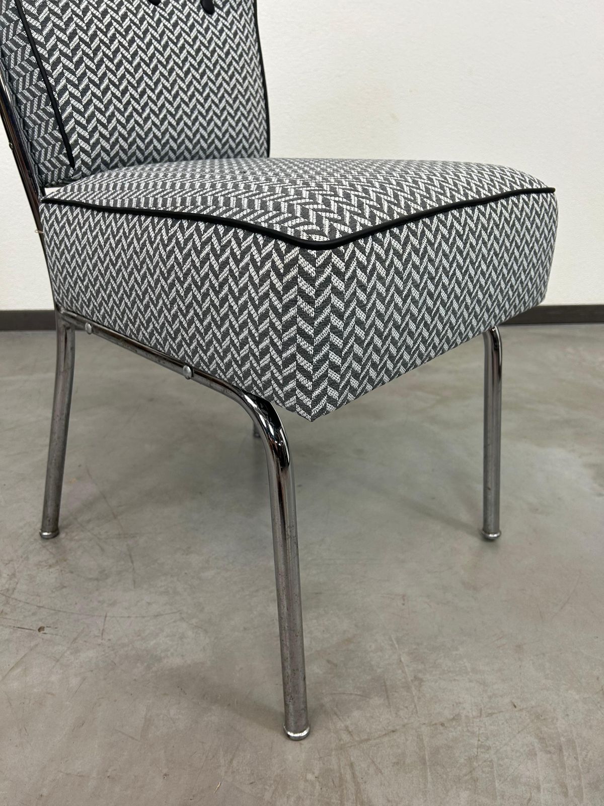 Mid Century Modern Tubular Steel Chair By Jozsef Peresztegi photo vinterior