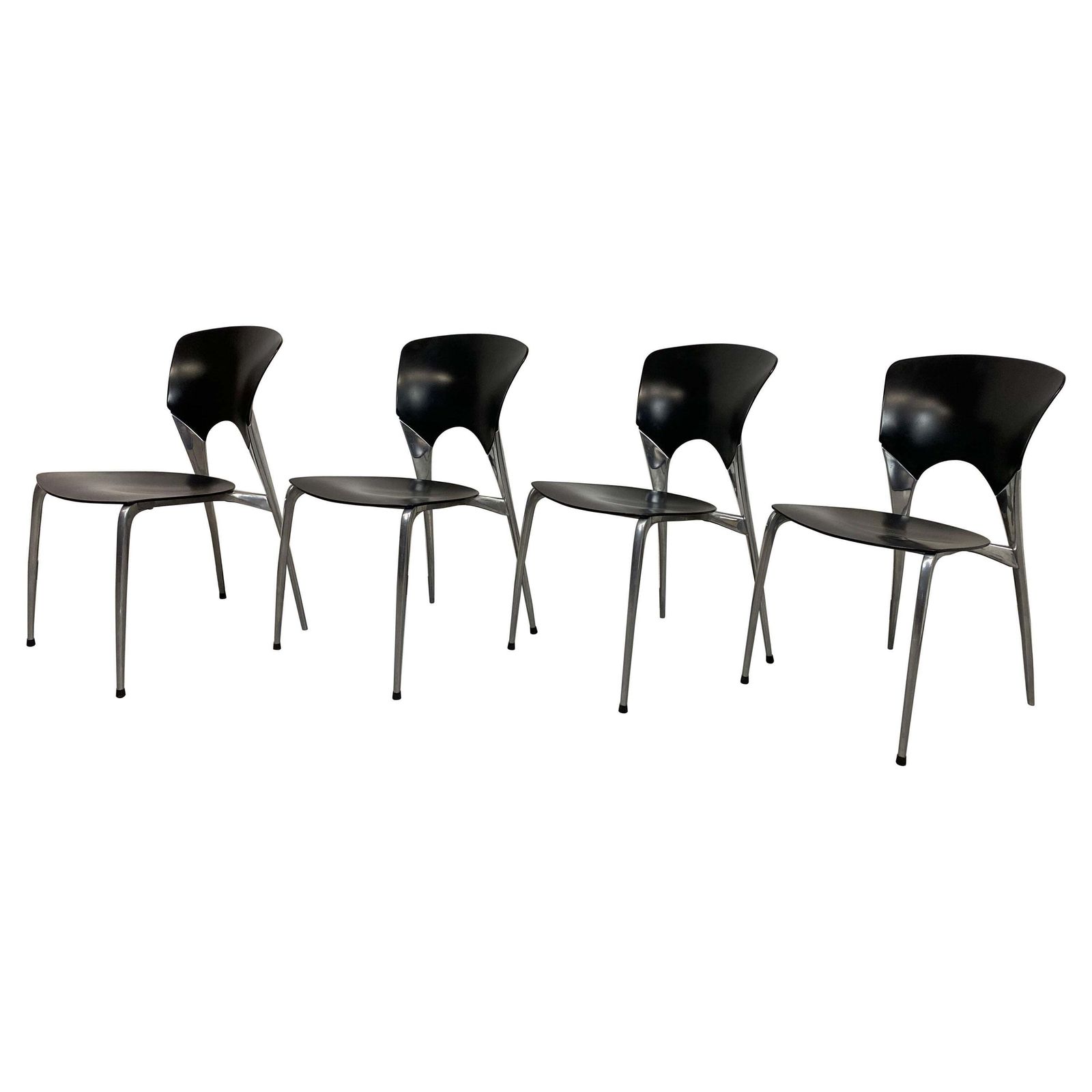 Set Of Four Silla Dining Chairs By Joseph Llusca For Driade