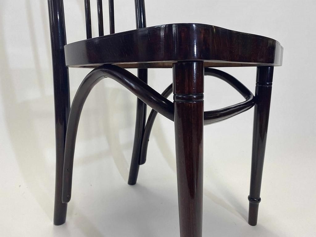 Pair Of Secession Josef Hoffmann Chairs No.637 Ex. By Thonet photo Furniture