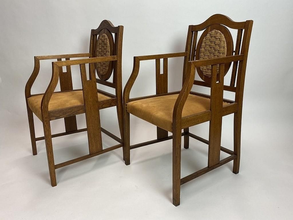 Armchairs By Hans Vollmer For Prag Rudniker Korbwaren Vienna photo Furniture