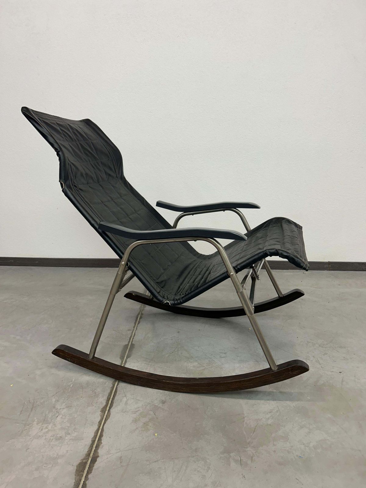 Japanese Folding Rocking Chair By Nii Takeshi photo for sale