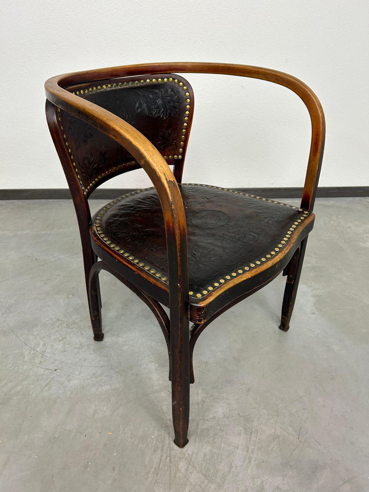 Secession Office Chair No.715f By Gustav Siegel For J&J Kohn photo Furniture