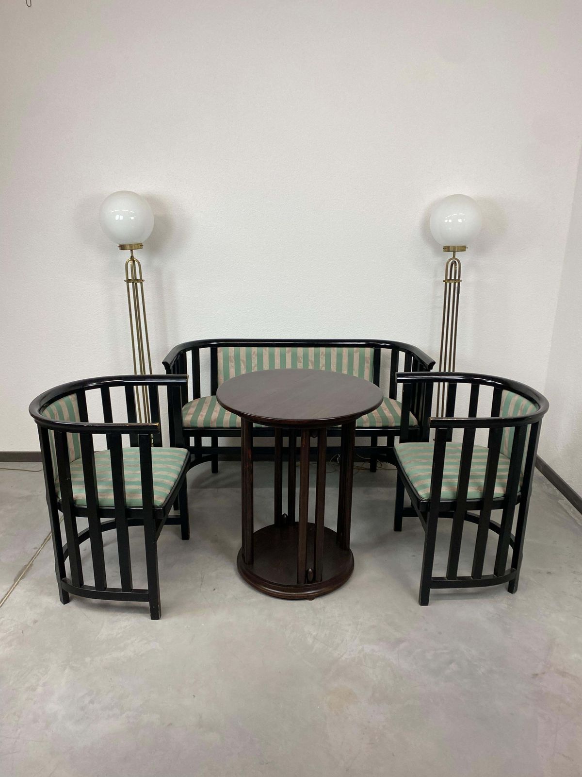 Fledermaus Seating Group By Josef Hoffmann Ex. By Wittmann Wien photo for sale