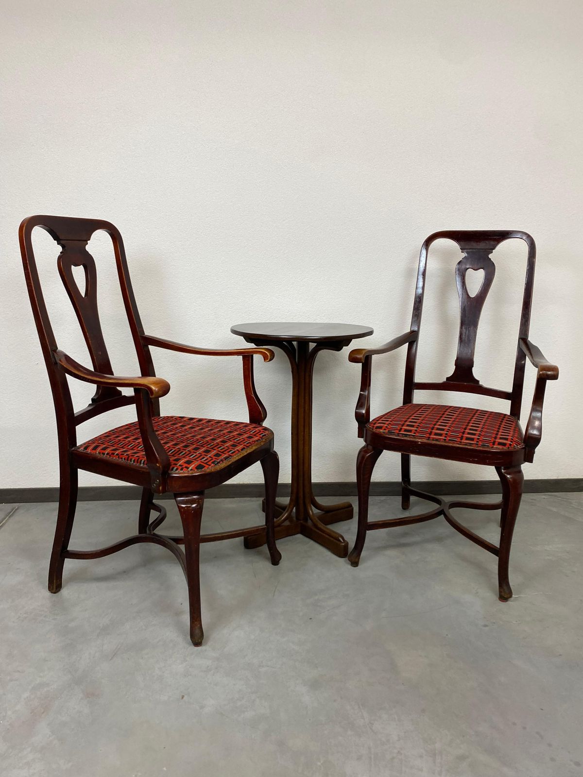 Pair Of Secession Armchairs Atr. Adolf Loos Ex. By Thonet photo vinterior