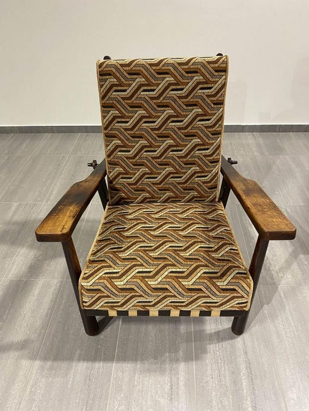 Adjustable Armchair By Jan Vanek For Krásná Jizba 1940s photo furniture