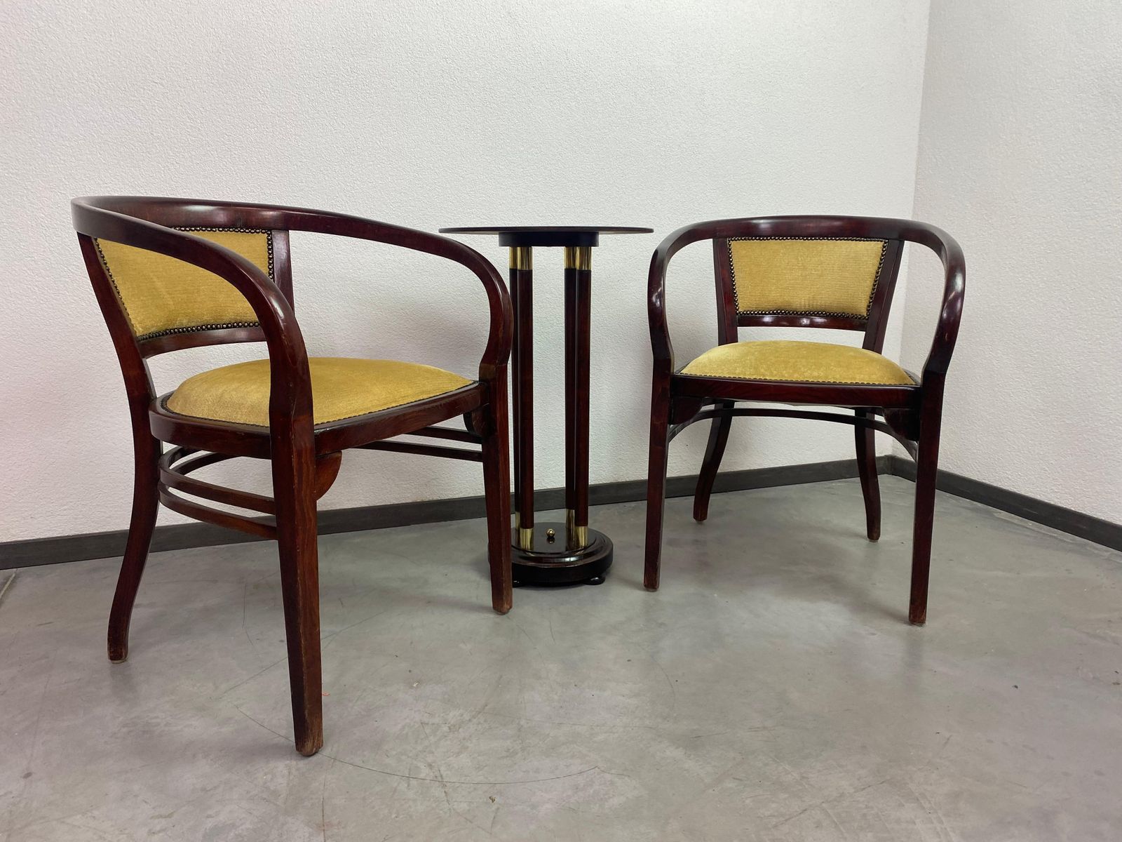 Extremely Rare Armchairs No.6521 By Otto Wagner For Thonet photo furniture
