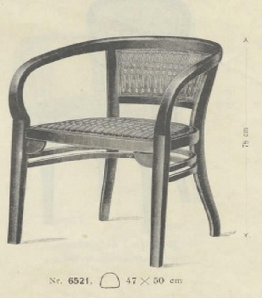 13342.0 Extremely Rare Armchairs No.6521 By Otto Wagner For Thonet photo