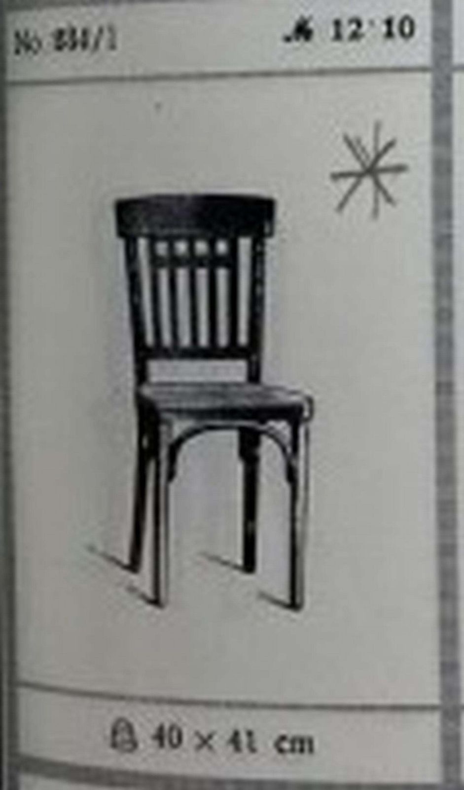 photo vinterior Rare Dining Chair No.234 By Otto Wagner For J&J Kohn