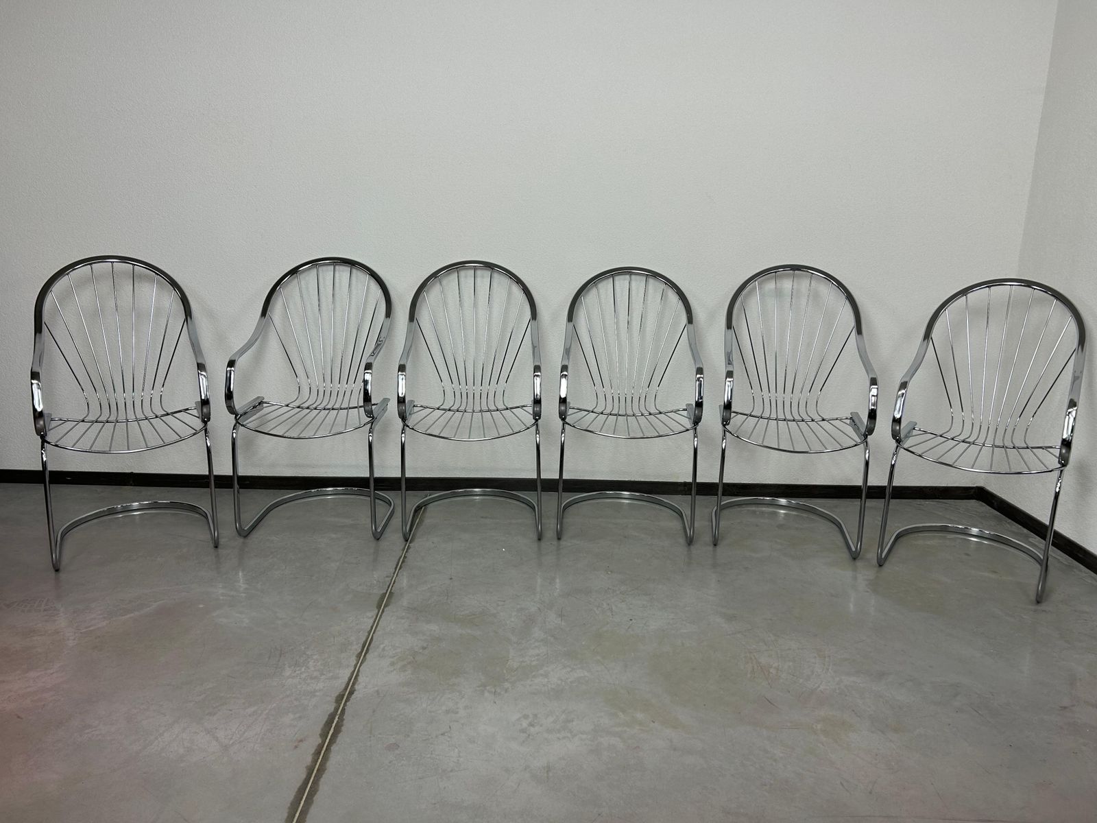 6x Mid Century Desing Dining Chairs By Gastone Rinaldi For Rima Italy photo furniture