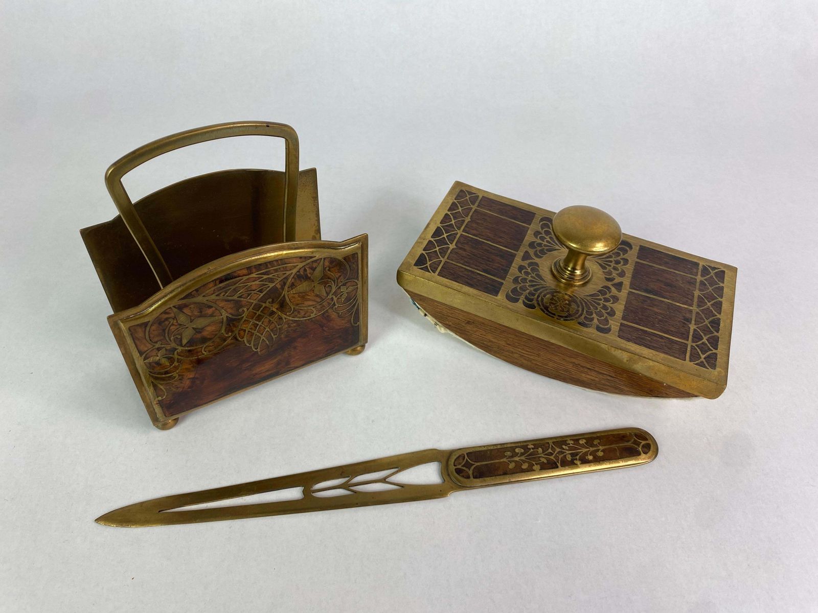 Rare Jugendstil Writing Set By Erhard & Sohne Germany photo furniture