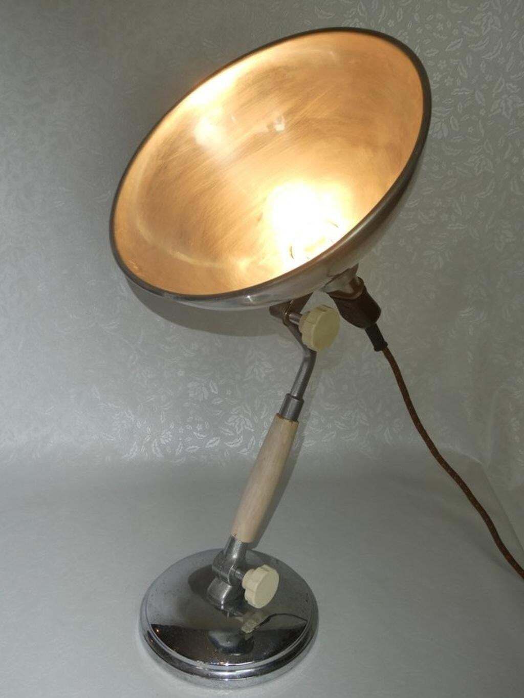 Table Lamp By Kurt Rosenthal Fabrik Elektromed Oly Lux 1950 photo for sale