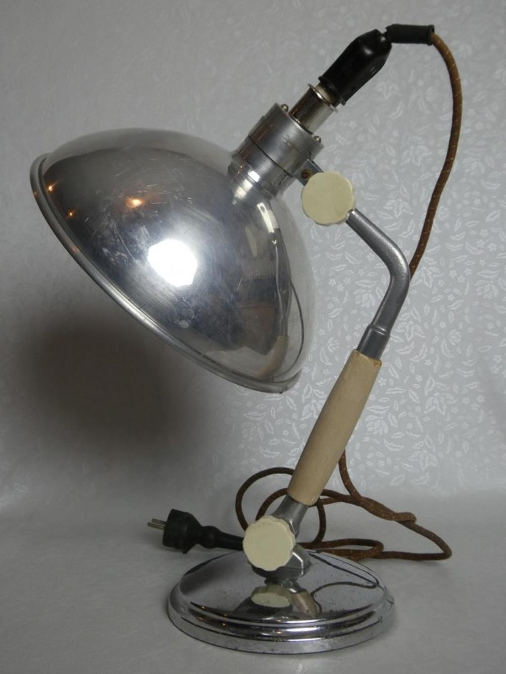 Table Lamp By Kurt Rosenthal Fabrik Elektromed Oly Lux 1950 photo vinterior