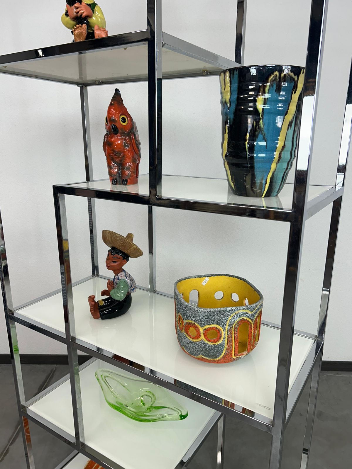 Chrome Mid Century Modern Etagere By Milo Baughman photo 3592.0