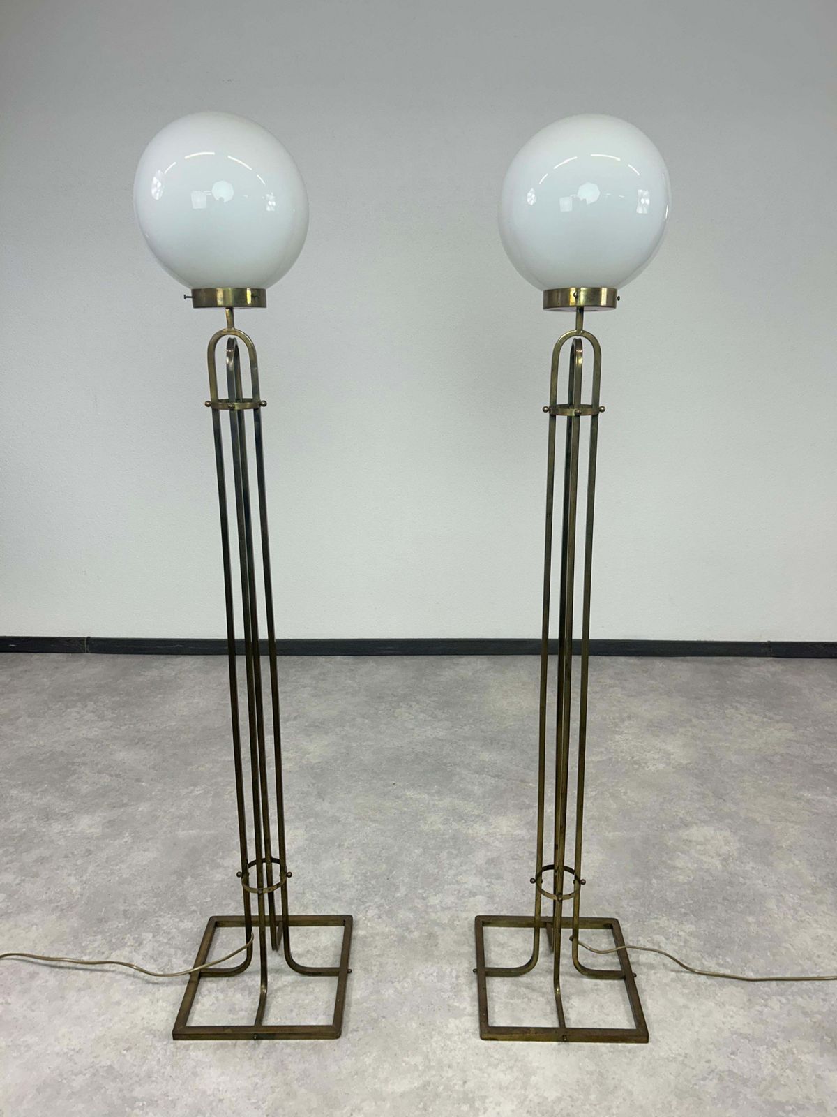 Pair Of Art Nouveau Floor Lamps By Adolf Loos photo furniture