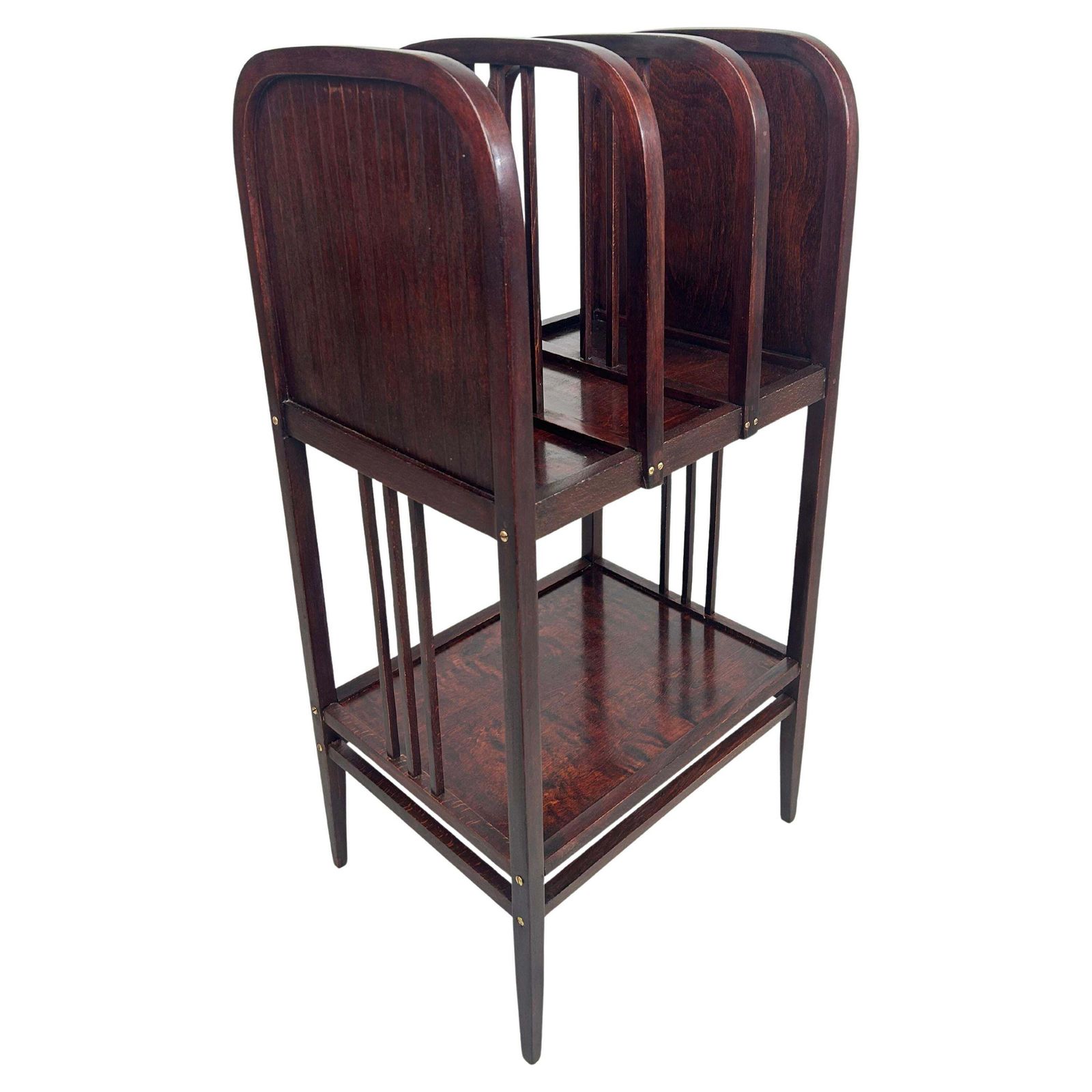 Secession Magazine Holder Attr. To Otto Wagner For Thonet