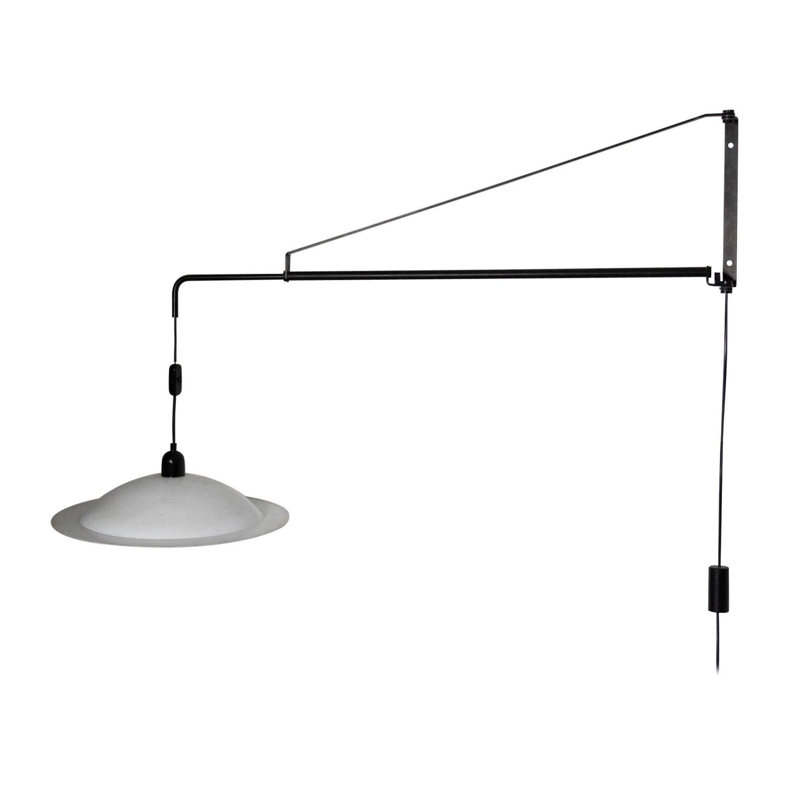 Mid Century Wall Lamp Potence Counterweight By Stilnovo. Italy, 1970s