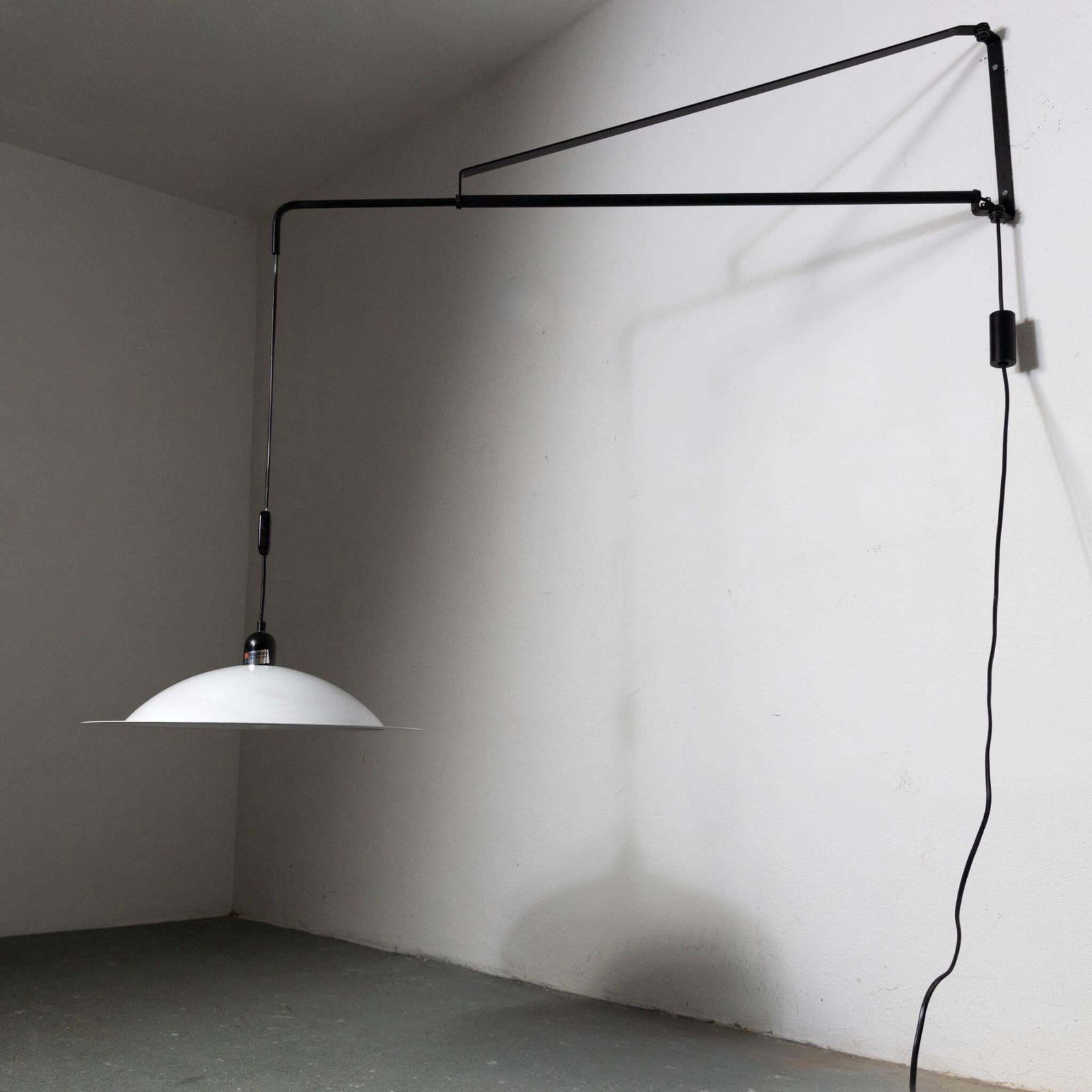 Mid Century Wall Lamp Potence Counterweight By Stilnovo. Italy, 1970s photo buy