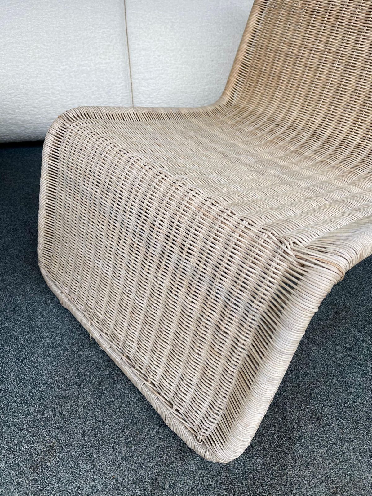 Rattan Slipper Chair, 1980s photo Furniture