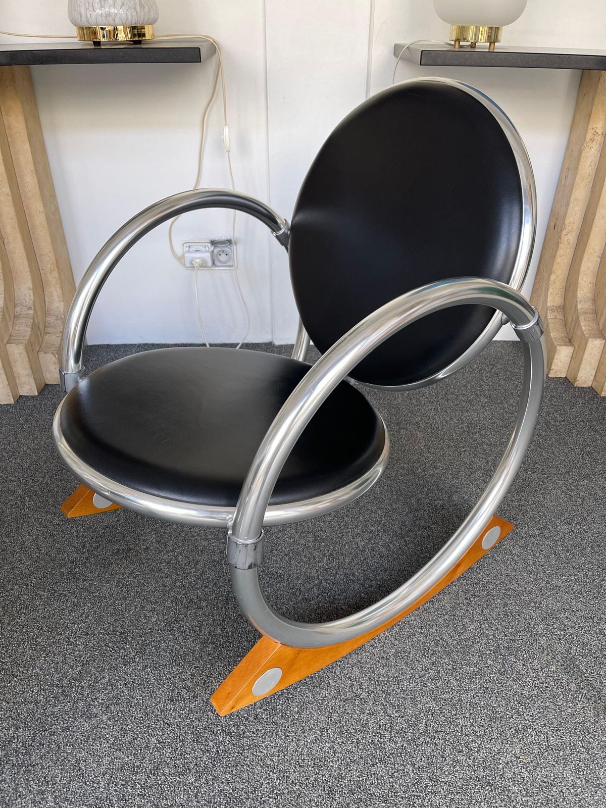 Rocking Chair Dondolo By Verner Panton For Ycami, Italy, 1990s photo 3849.0