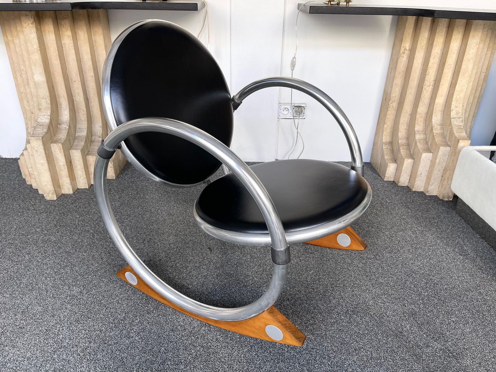 photo for sale Rocking Chair Dondolo By Verner Panton For Ycami, Italy, 1990s