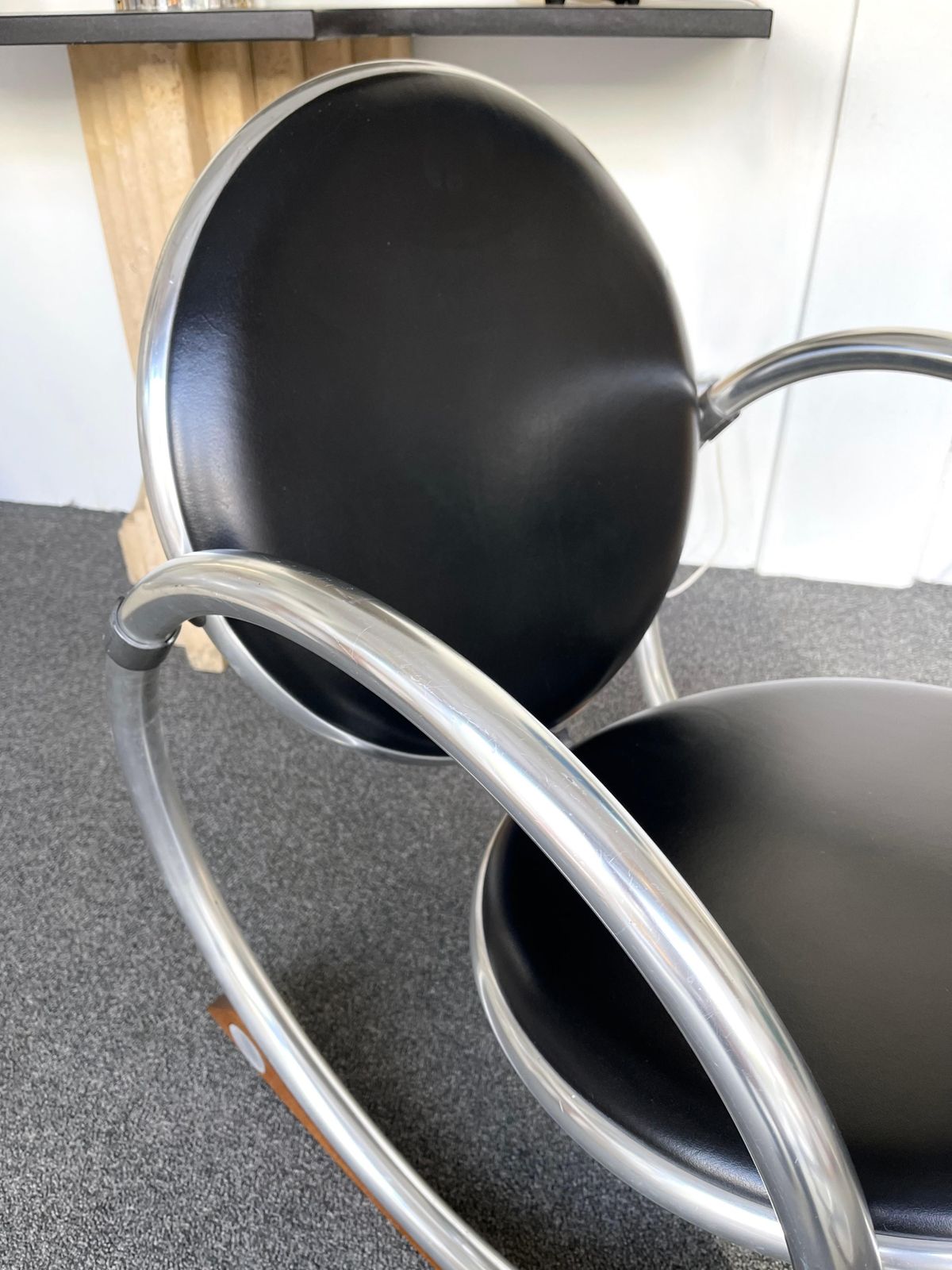 photo vinterior Rocking Chair Dondolo By Verner Panton For Ycami, Italy, 1990s