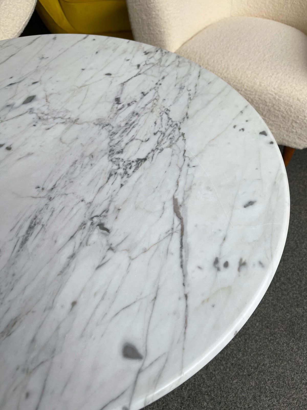 Pair Of Brass And Marble Side Table, Italy, 1970s photo vinterior