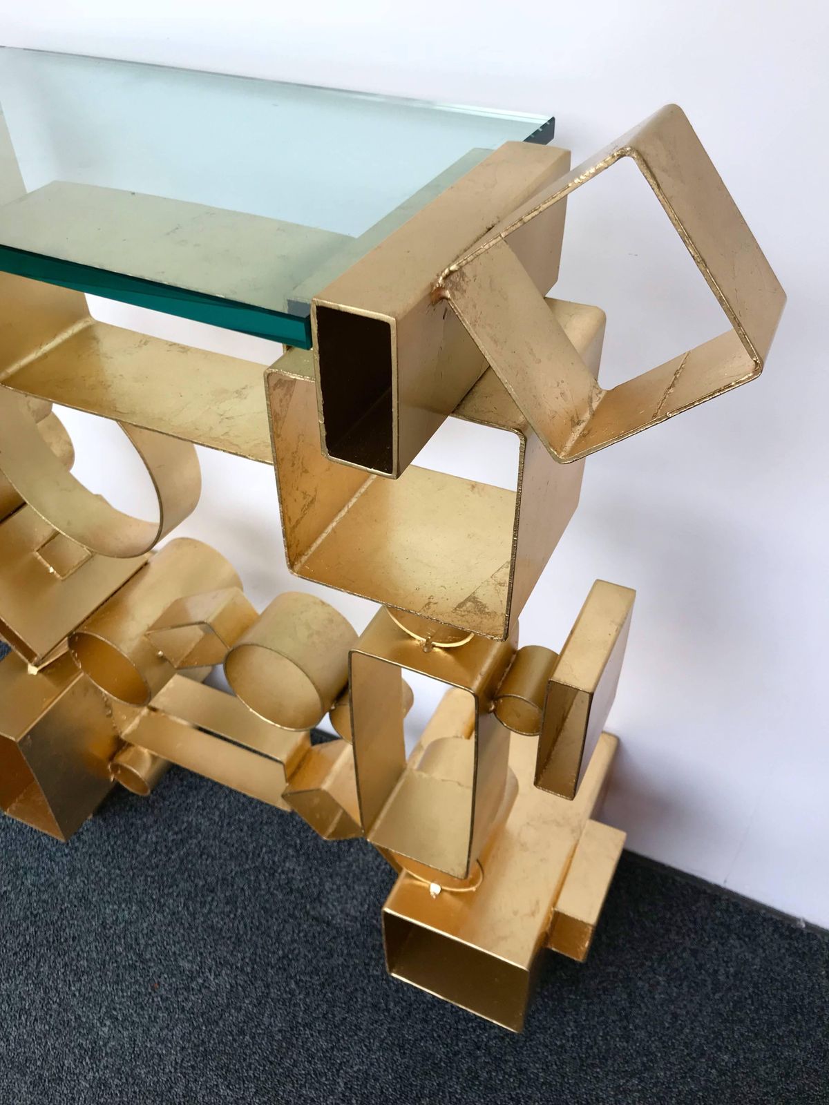 Contemporary Pair Of Console Geometry By Antonio Cagianelli, Italy photo 10263.0