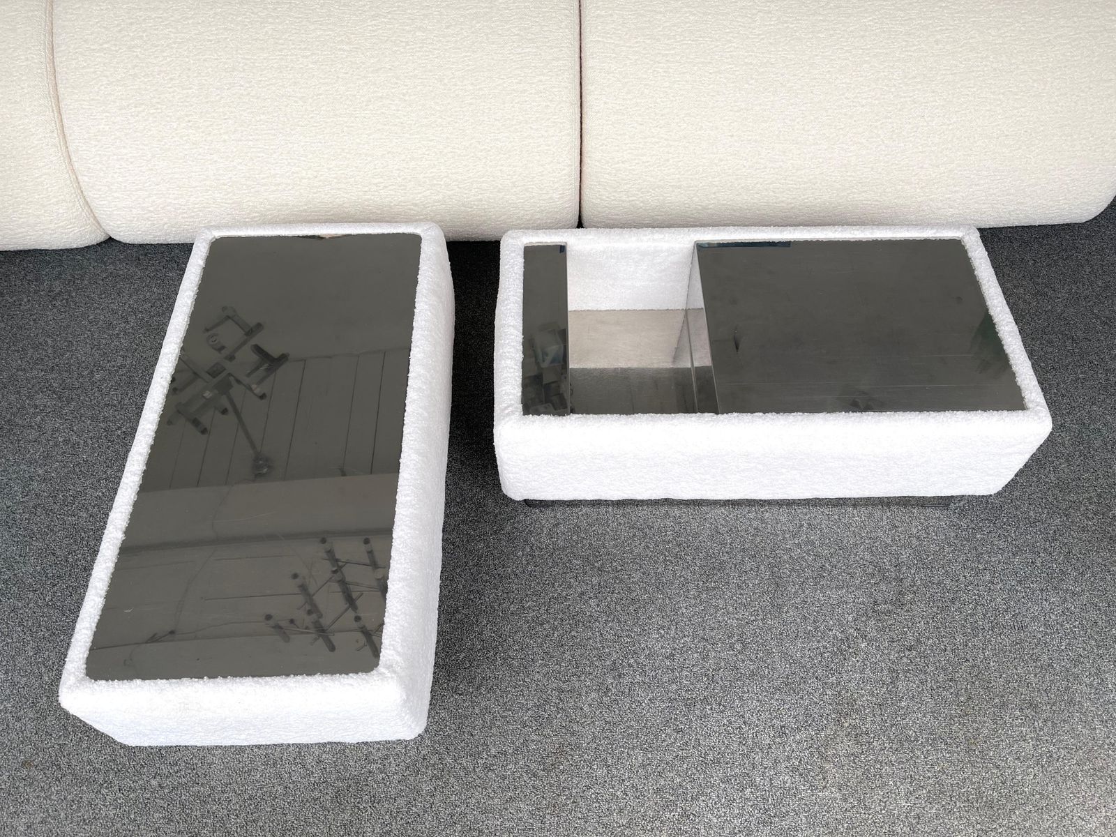 Pair Of Side Tables Kenthia By Ernesto Radaelli For Saporiti, Italy, 1970s photo furniture