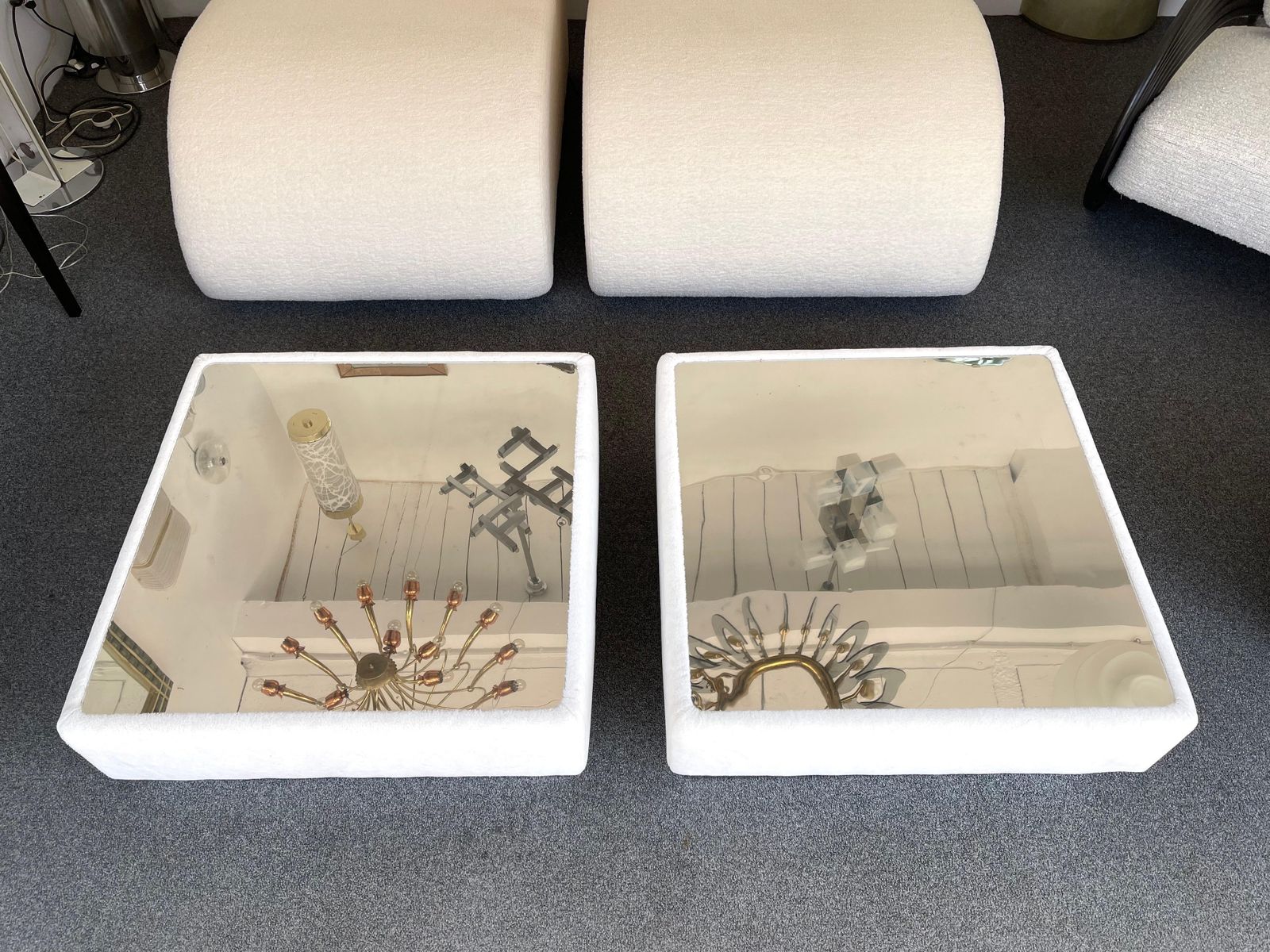 Pair Of Tables Kenthia By Ernesto Radaelli For Saporiti, Italy, 1970s photo furniture