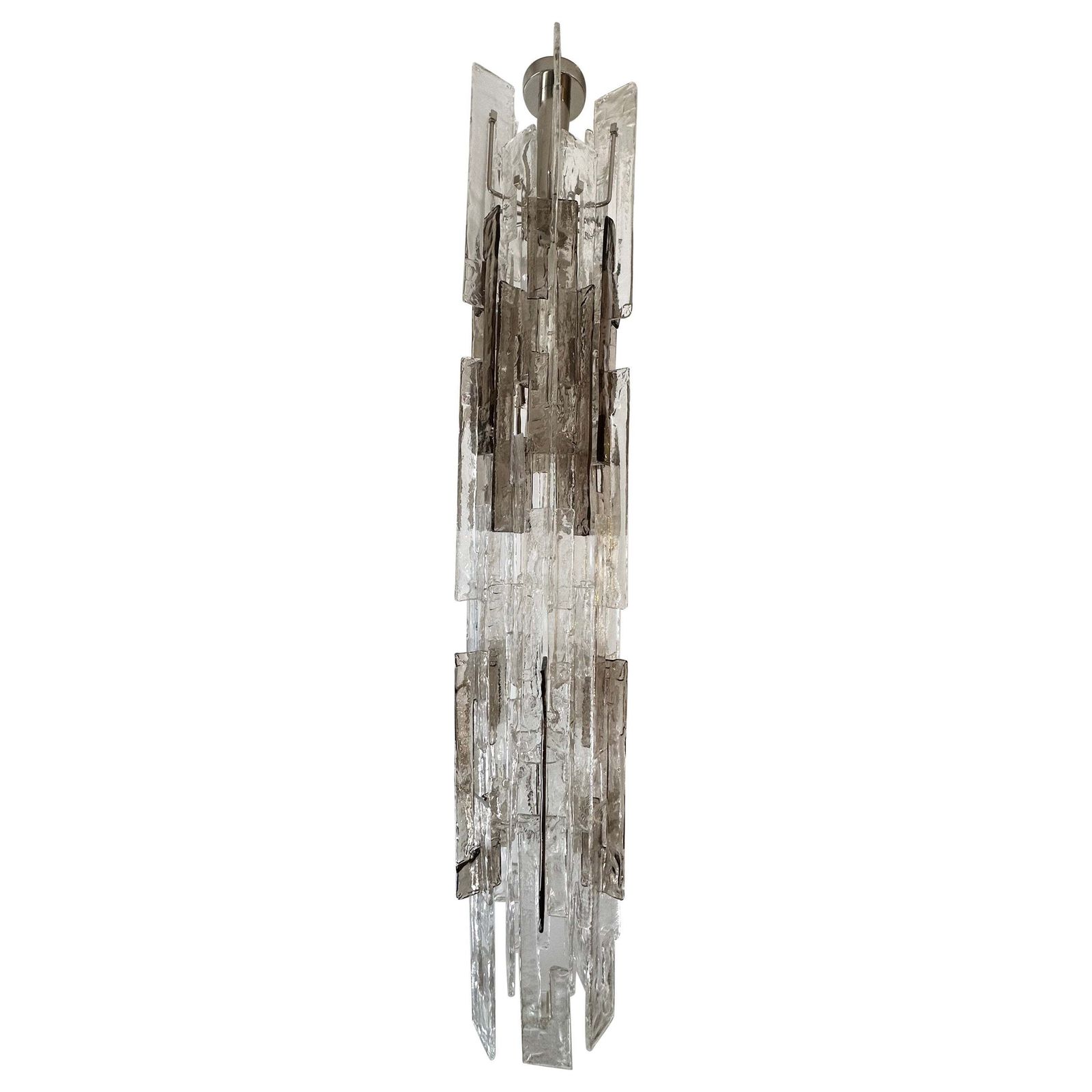 Cascade Chandelier Murano Glass Ls101 By Carlo Nason For Mazzega, Italy, 1970s