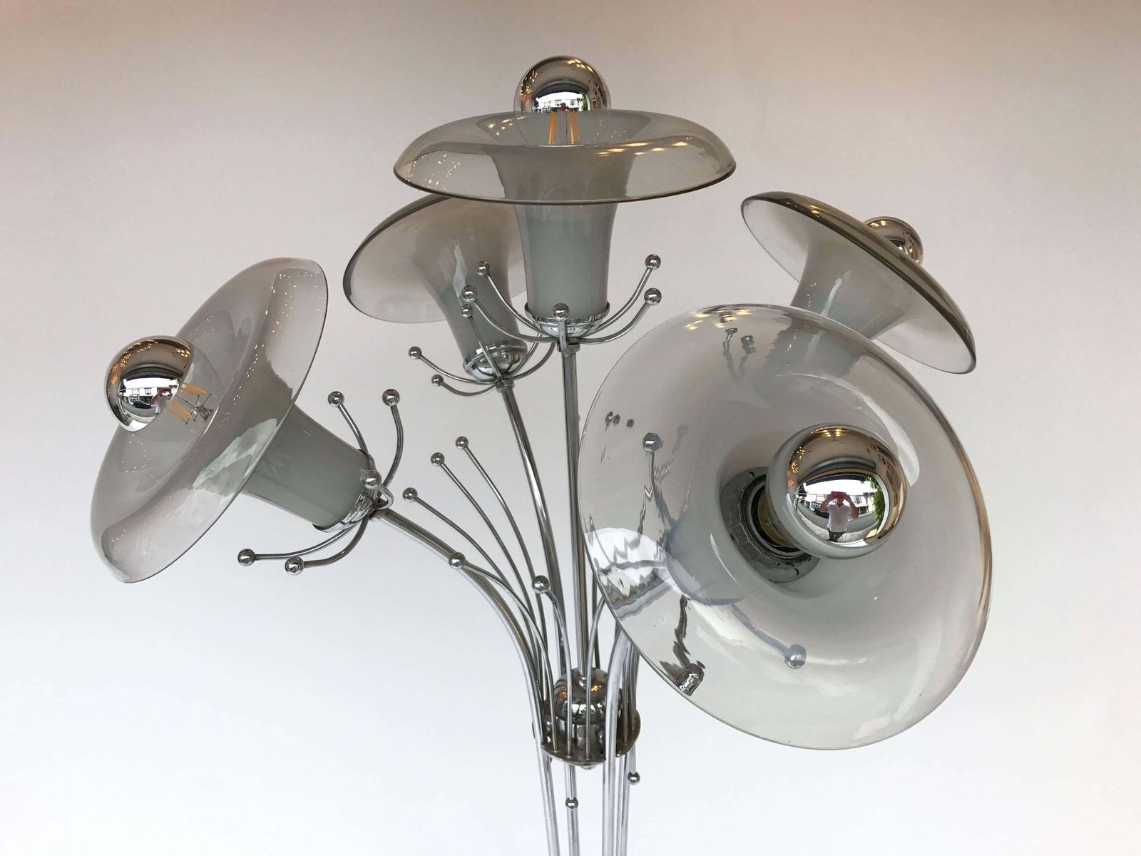 Floor Lamp Flower Murano Glass, Italy, 1970s photo 2224.0