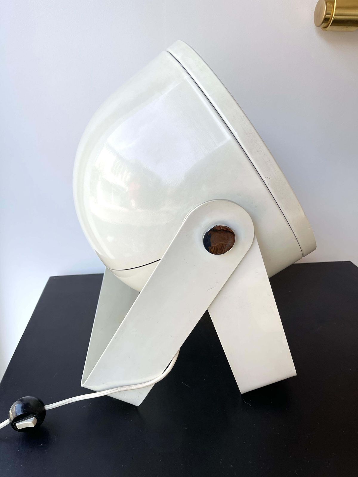 photo furniture White Metal Lacquered Spot Lamp By Targetti Sankey, Italy, 1970s