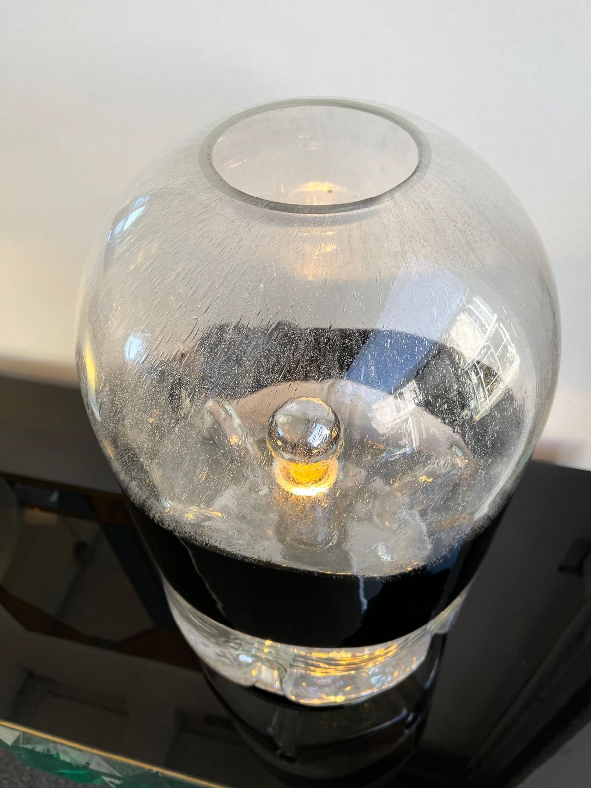 Casper Lamp Murano Glass And Metal By Toni Zuccheri For Veart, Italy, 1980s photo vintage