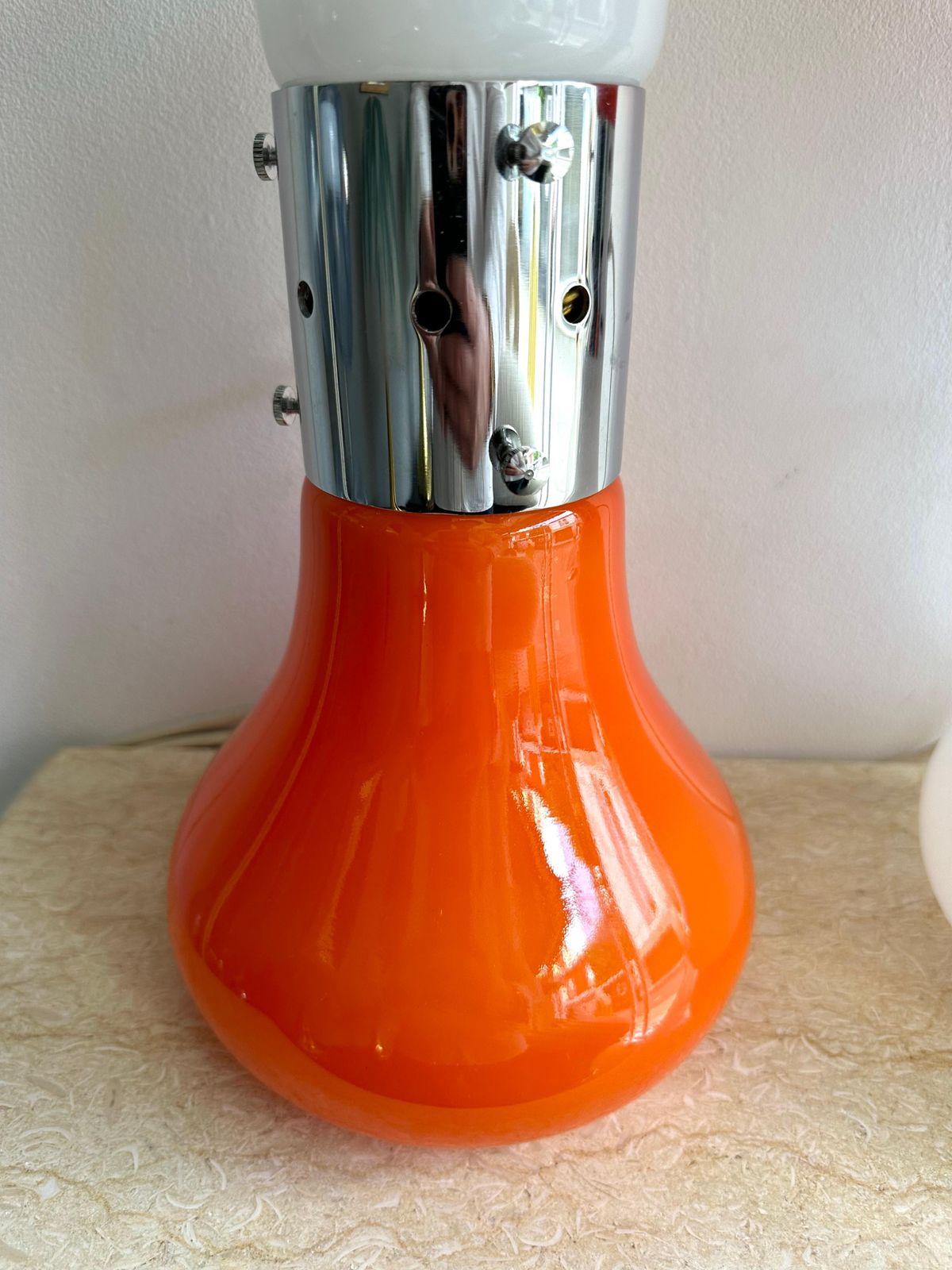 Pair Of Murano Glass Birillo Lamps By Carlo Nason For Mazzega, Italy, 1970s photo 3849.0