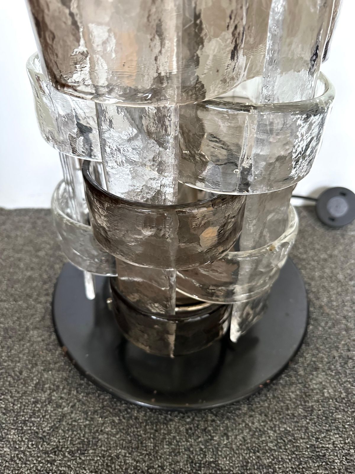 Floor Lamp Lt378 Murano Glass By Carlo Nason For Mazzega, Italy, 1970s photo Lighting