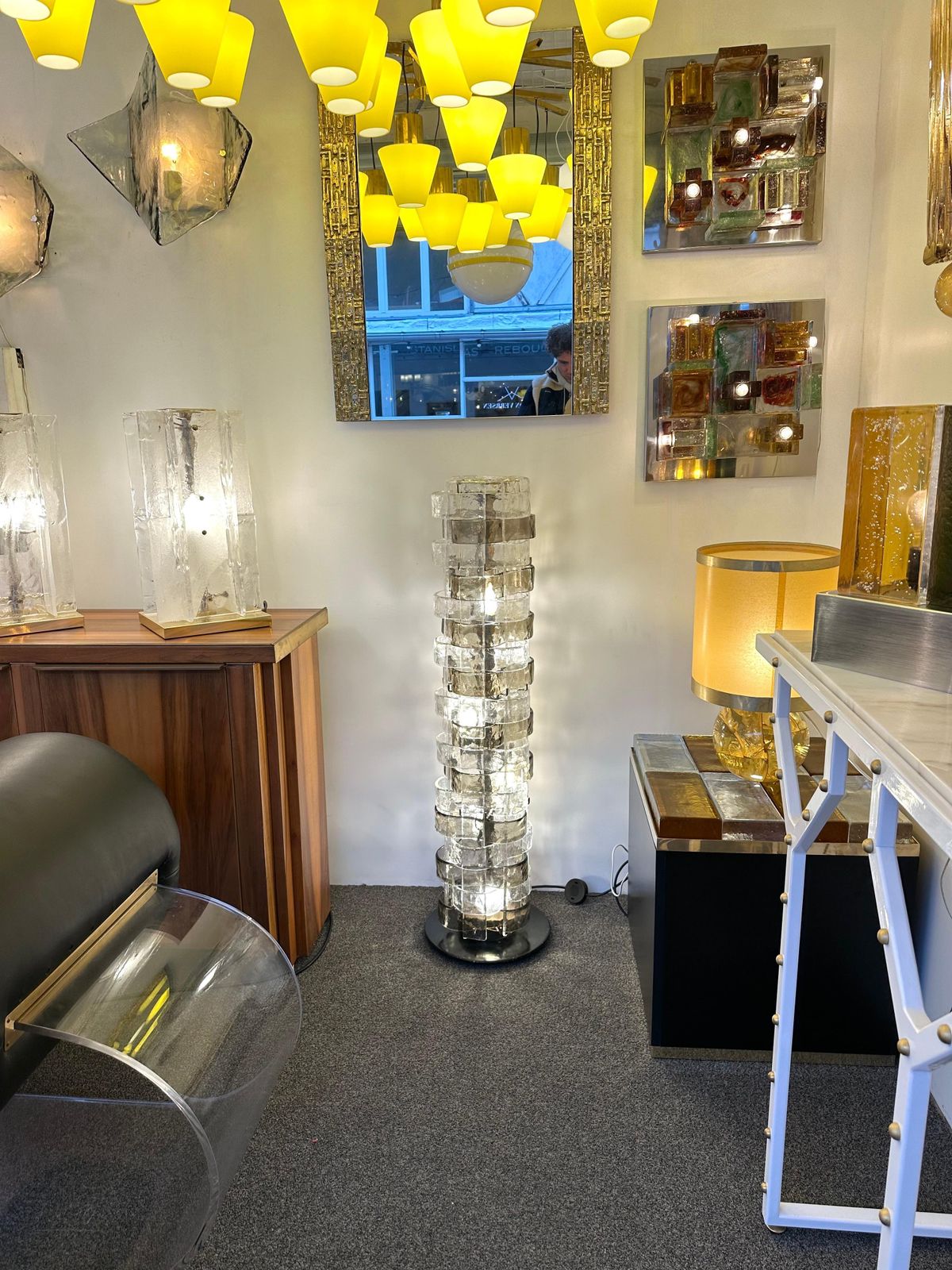 Floor Lamp Lt378 Murano Glass By Carlo Nason For Mazzega, Italy, 1970s photo 11118.0