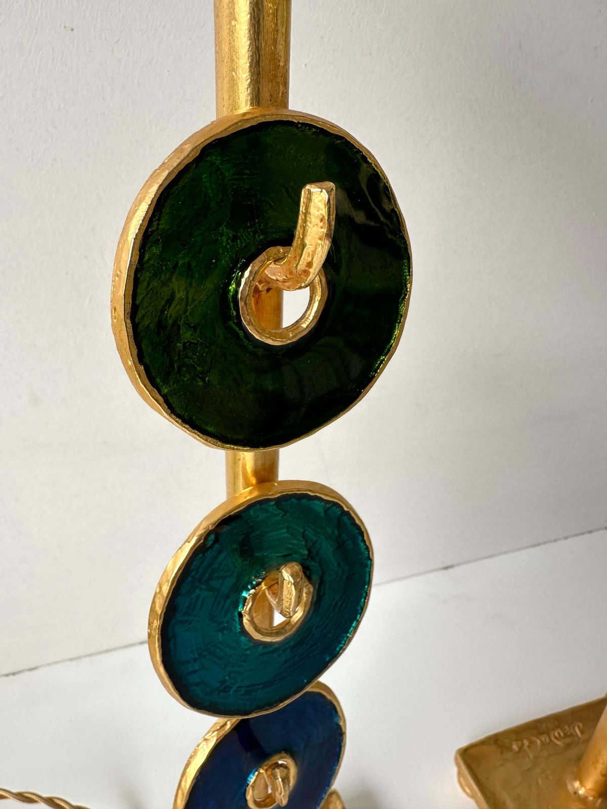 Pair Of Lamps By Nicolas Dewael For Fondica, France, 1990s photo buy