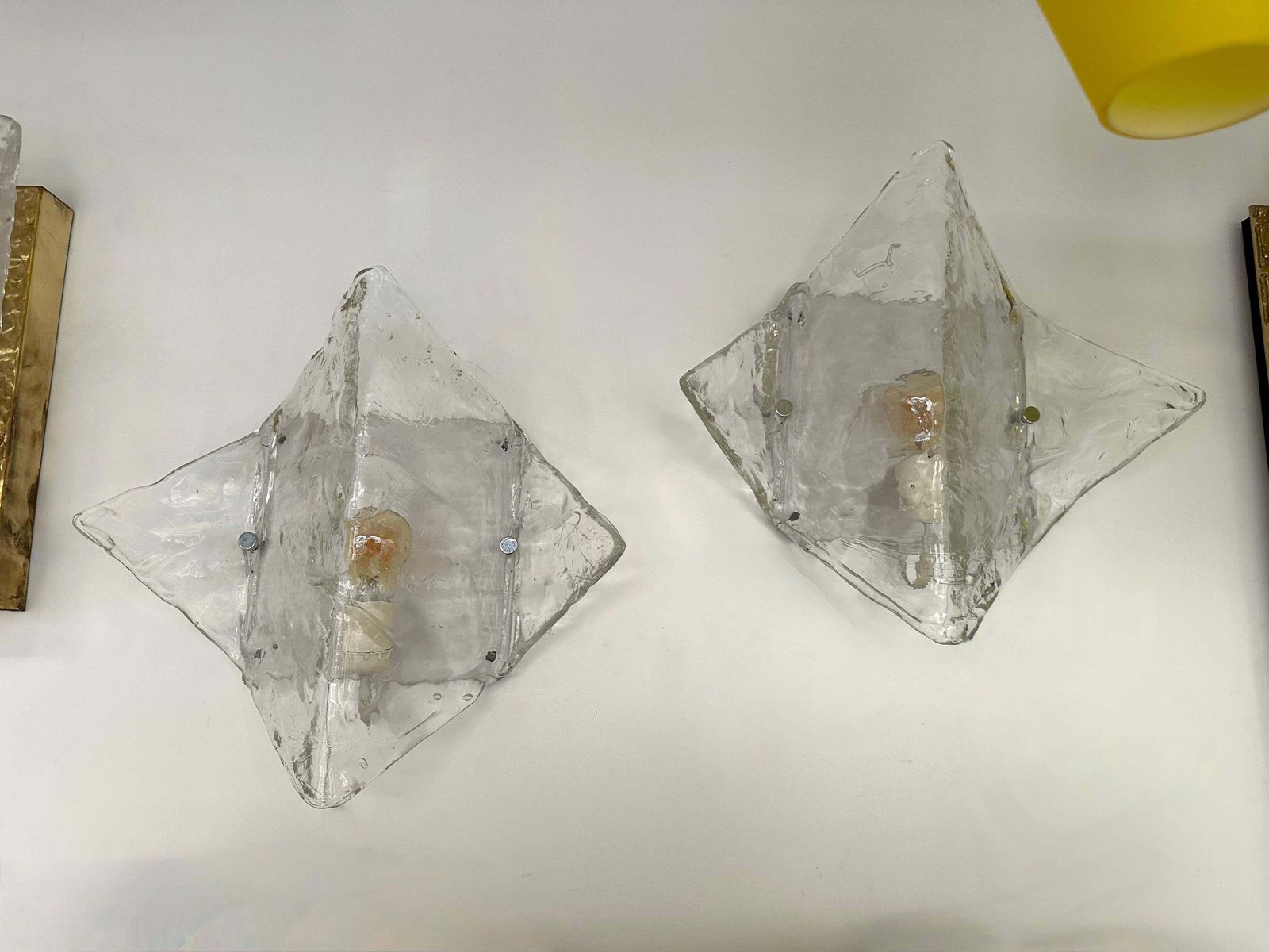 Pair Of Sconces Lp253 Murano Glass By Carlo Nason For Mazzega, Italy, 1970s photo 2993.0